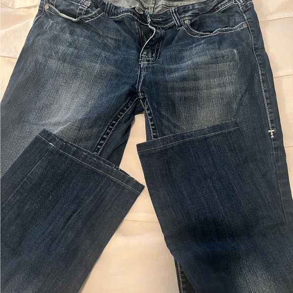 Long 37” inseam! cowgirl tuff straight leg tall jeans - Picture 3 of 6